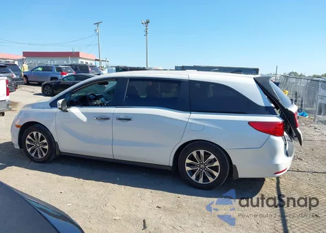2022 Honda Odyssey Ex-L z USA, uszkodzony, nr VIN 5FNRL6H77NB021911